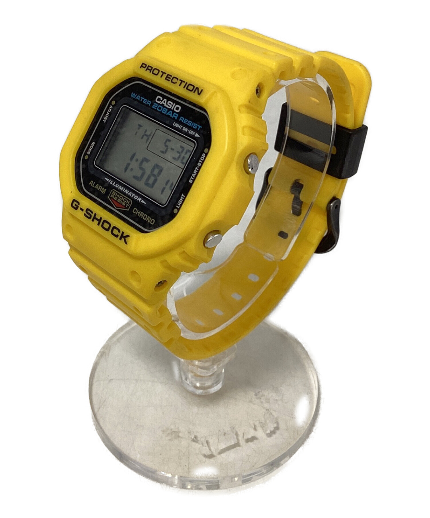 【中古品】G-SHOCK CASIO イエロー　腕時計 中古・古着通販】CASIO (カシオ) G-SHOCK リバイバルモデル イエロー