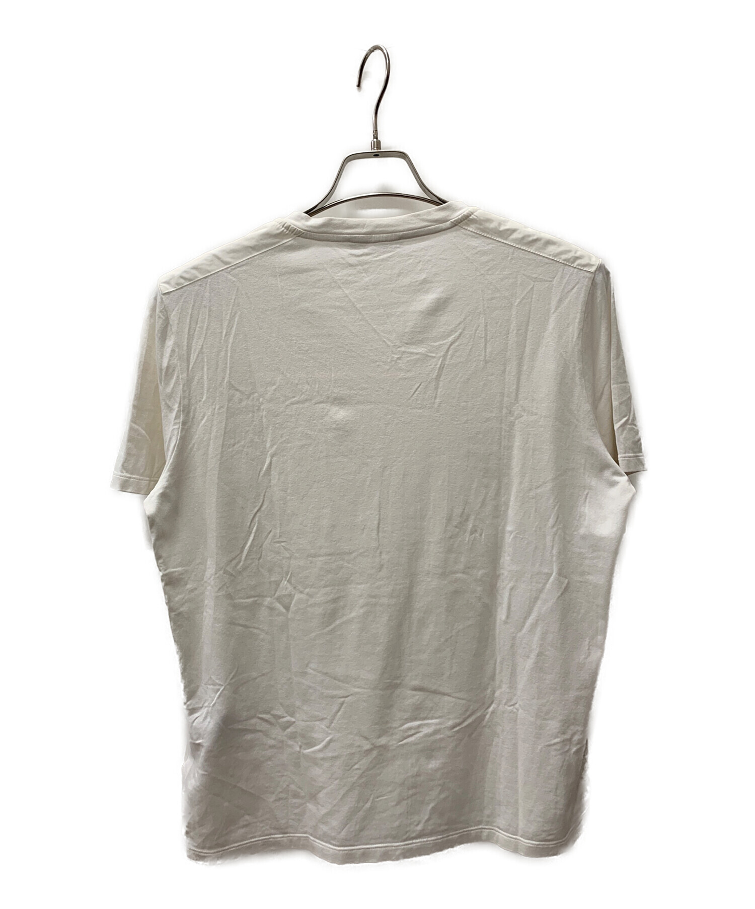 中古・古着通販】PRADA (プラダ) VネックTシャツ ホワイト サイズ:L 