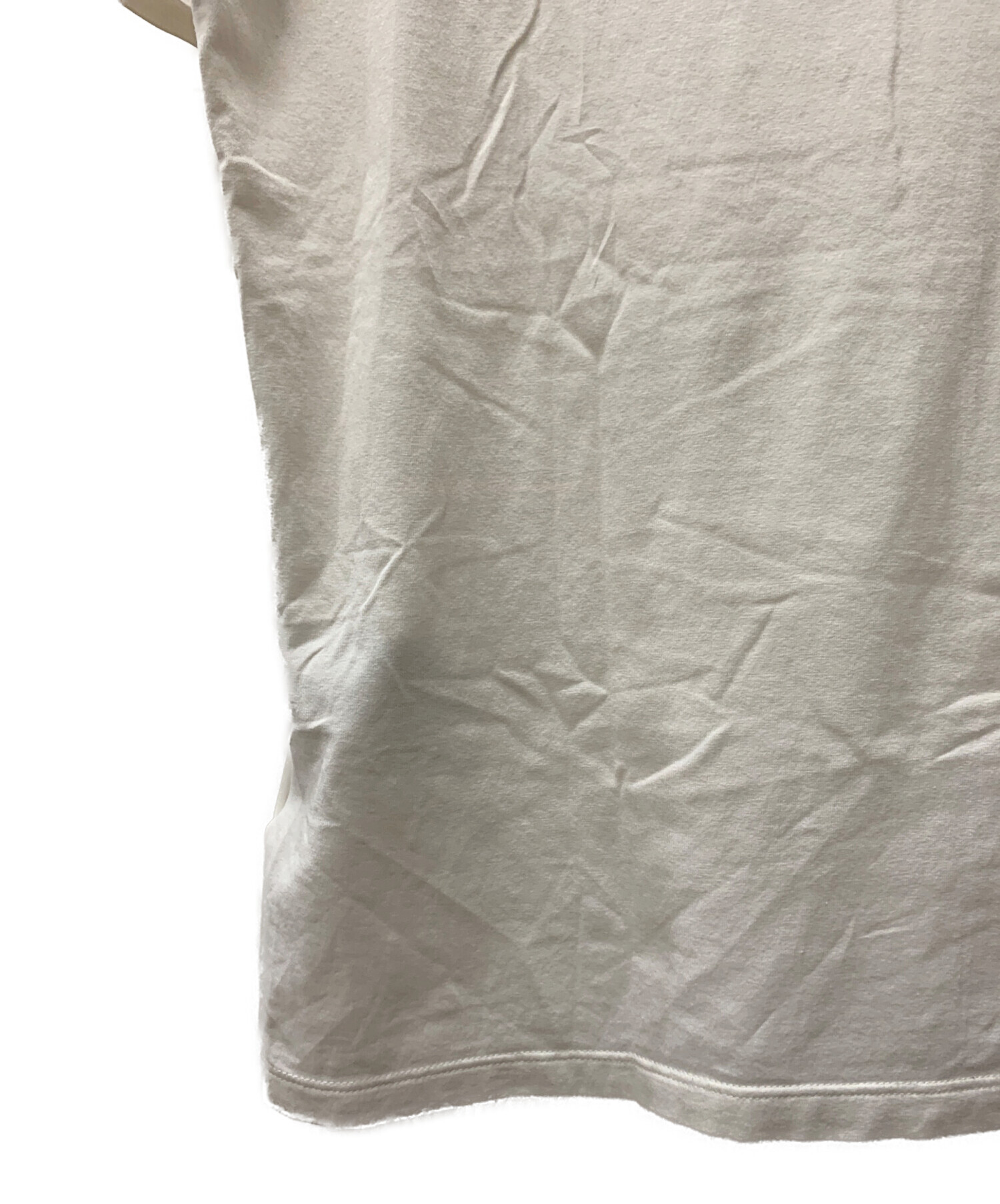 中古・古着通販】PRADA (プラダ) VネックTシャツ ホワイト サイズ:L 