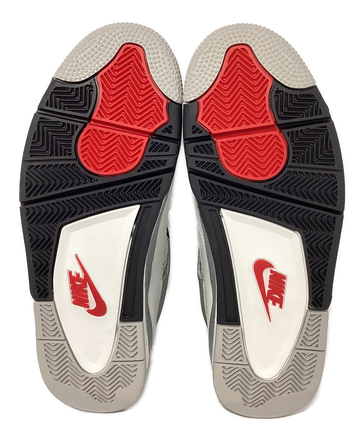 中古・古着通販】NIKE (ナイキ) AIR JORDAN 4 RETRO ホワイト サイズ 
