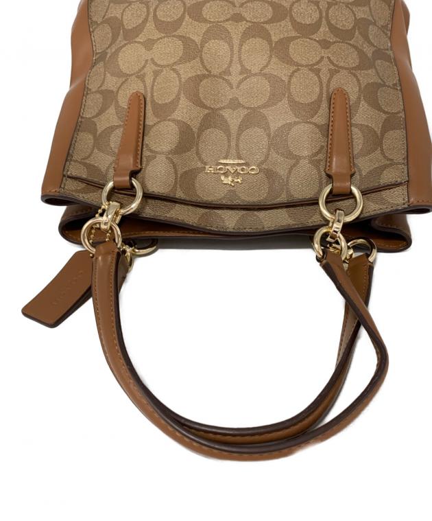 中古・古着通販】COACH (コーチ) 2WAYバッグ ブラウン｜ブランド・古着