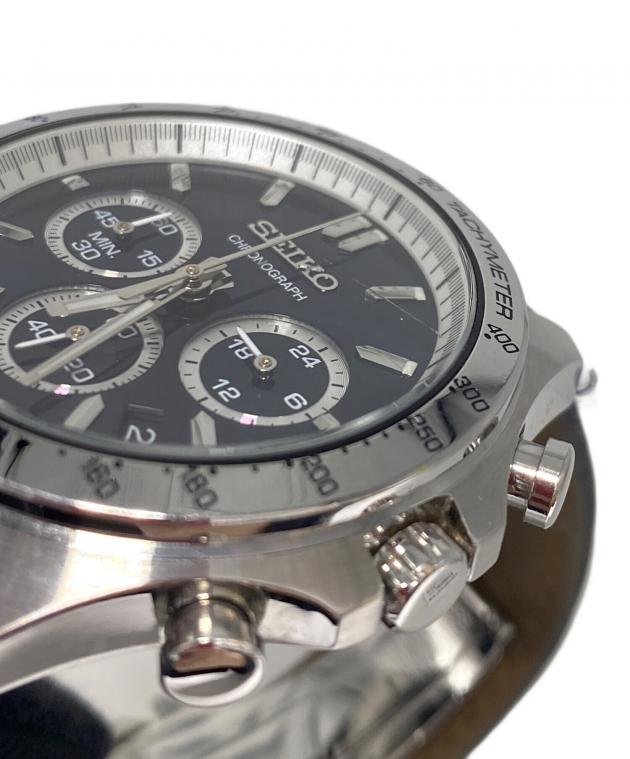 中古・古着通販】SEIKO (セイコー) クロノグラフ 腕時計 ネイビー