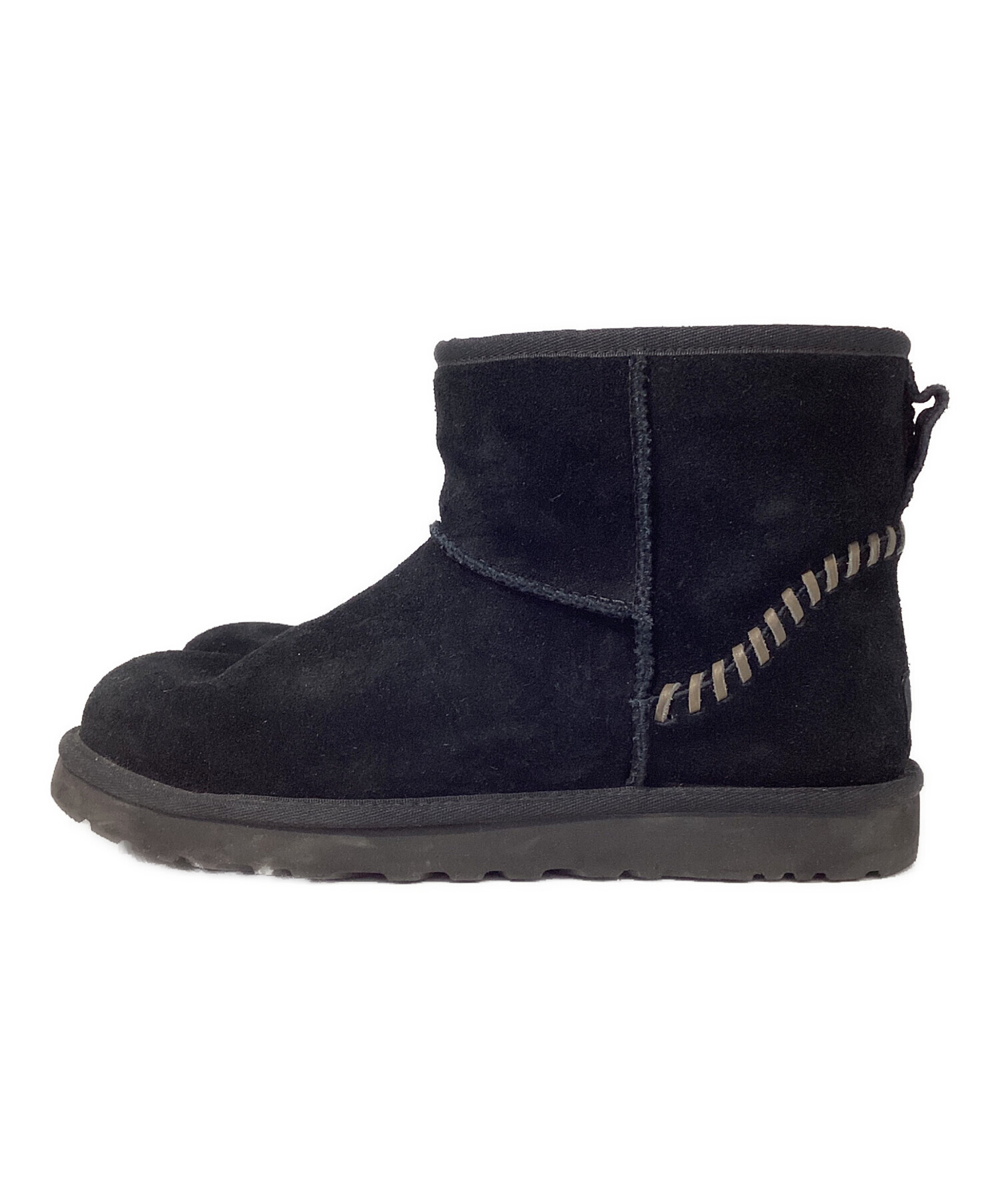新品未使用　UGG アグ ムートンブーツ 中古・古着通販】UGG (アグ) ムートンブーツ ブラック サイズ:27cm