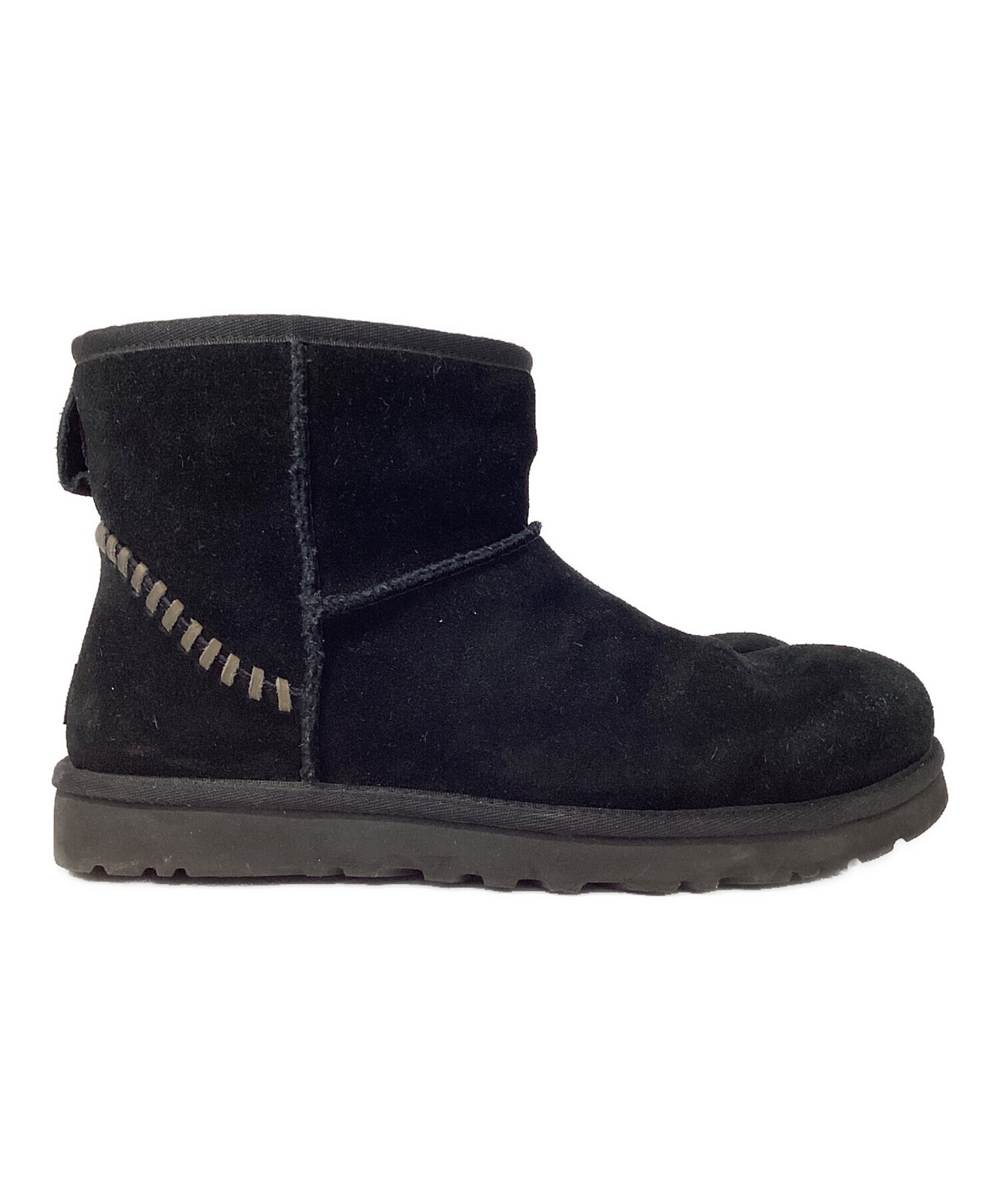中古・古着通販】UGG (アグ) ムートンブーツ ブラック サイズ:27cm