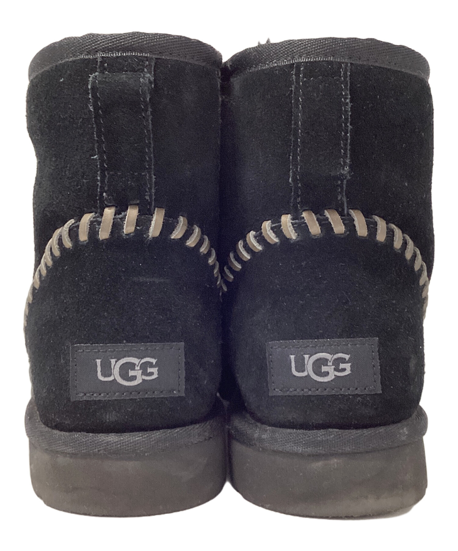 新品未使用　UGG アグ ムートンブーツ 中古・古着通販】UGG (アグ) ムートンブーツ ブラック サイズ:27cm