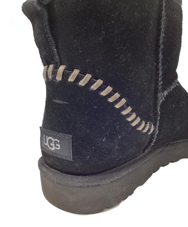 中古・古着通販】UGG (アグ) ムートンブーツ ブラック サイズ:27cm