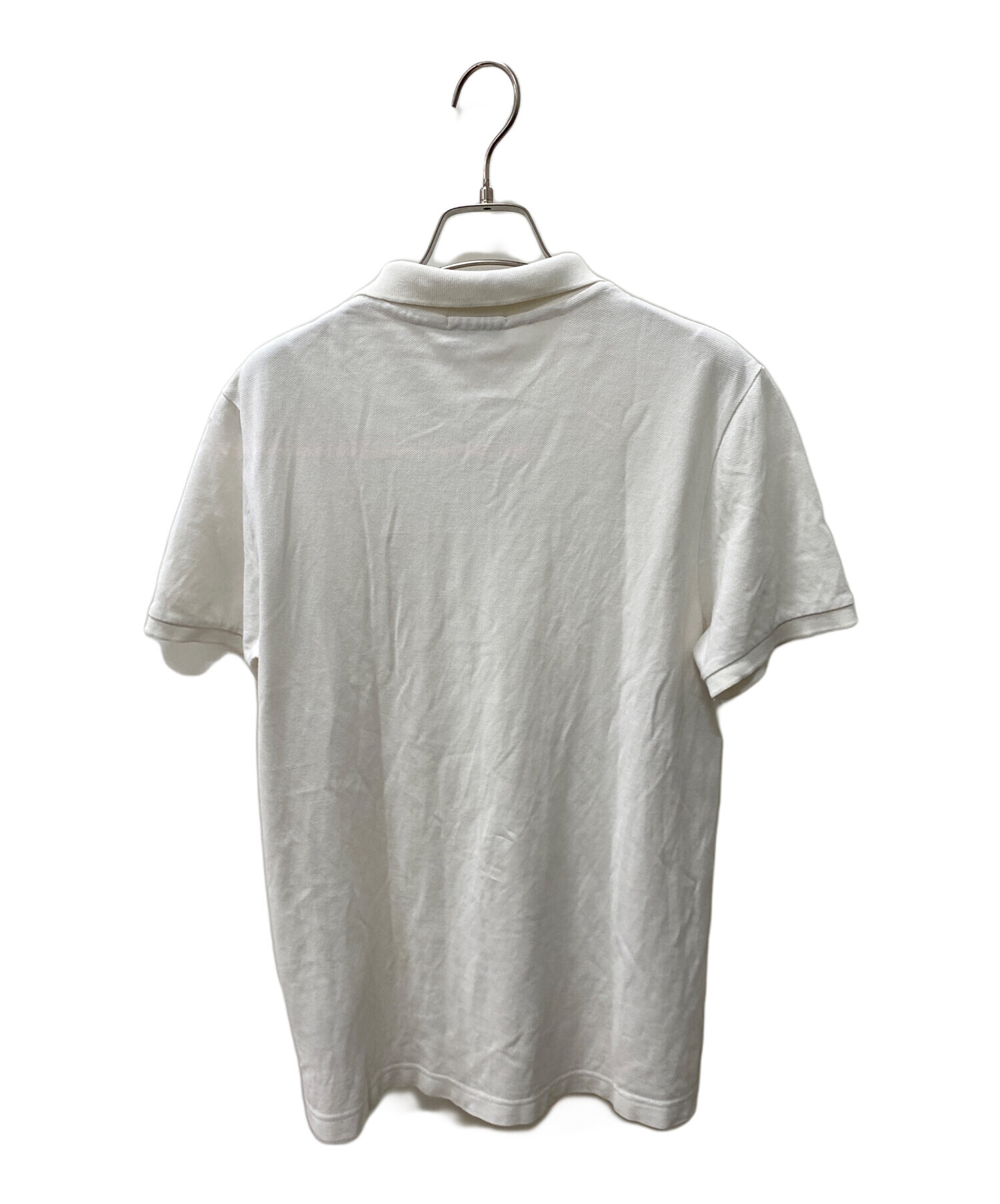 中古・古着通販】MONCLER (モンクレール) ポロシャツ ホワイト サイズ
