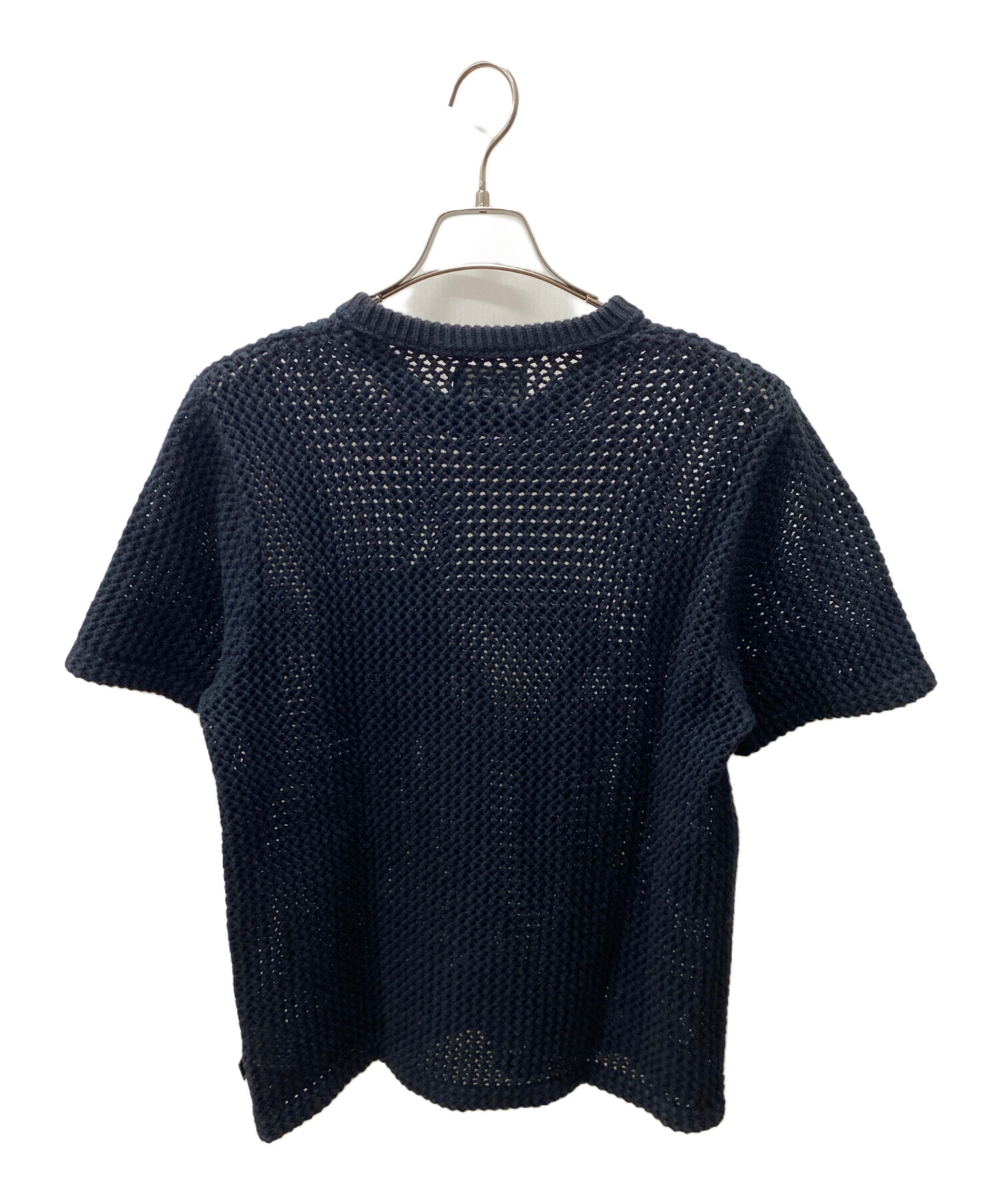 stussy メッシュ半袖ニット 中古・古着通販】stussy (ステューシー) メッシュTシャツ ブラック