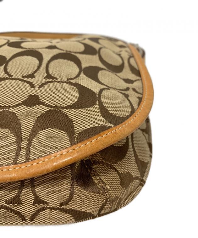 中古・古着通販】COACH (コーチ) ショルダーバッグ ベージュ｜ブランド
