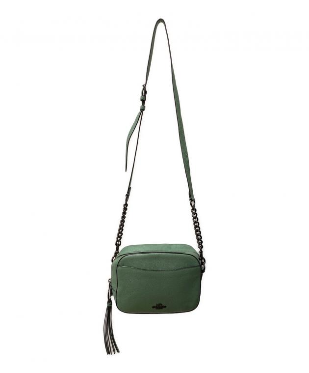 中古・古着通販】COACH (コーチ) ショルダーバッグ ミントグリーン