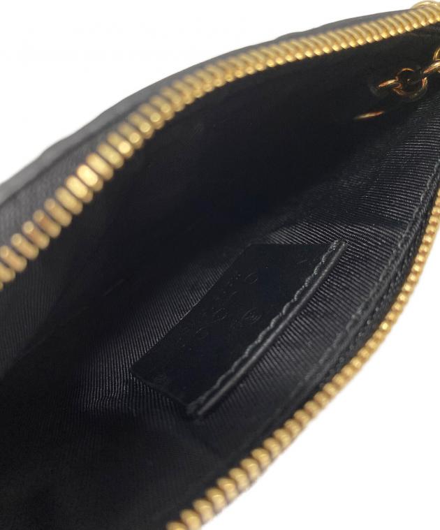 中古・古着通販】GUCCI (グッチ) グッチシマ コインケース ブラック