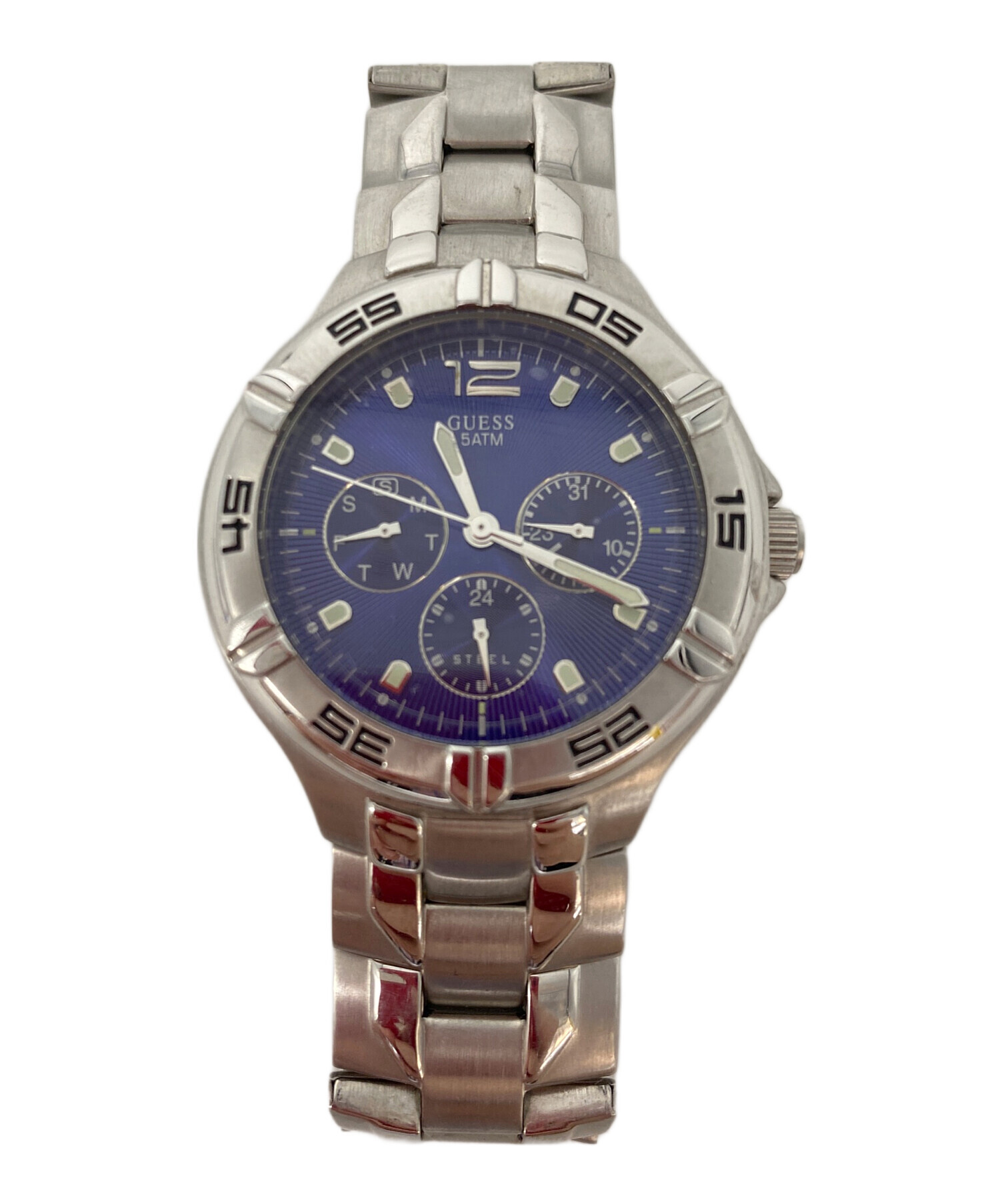 中古・古着通販】GUESS (ゲス) リストウォッチ ブルー｜ブランド・古着