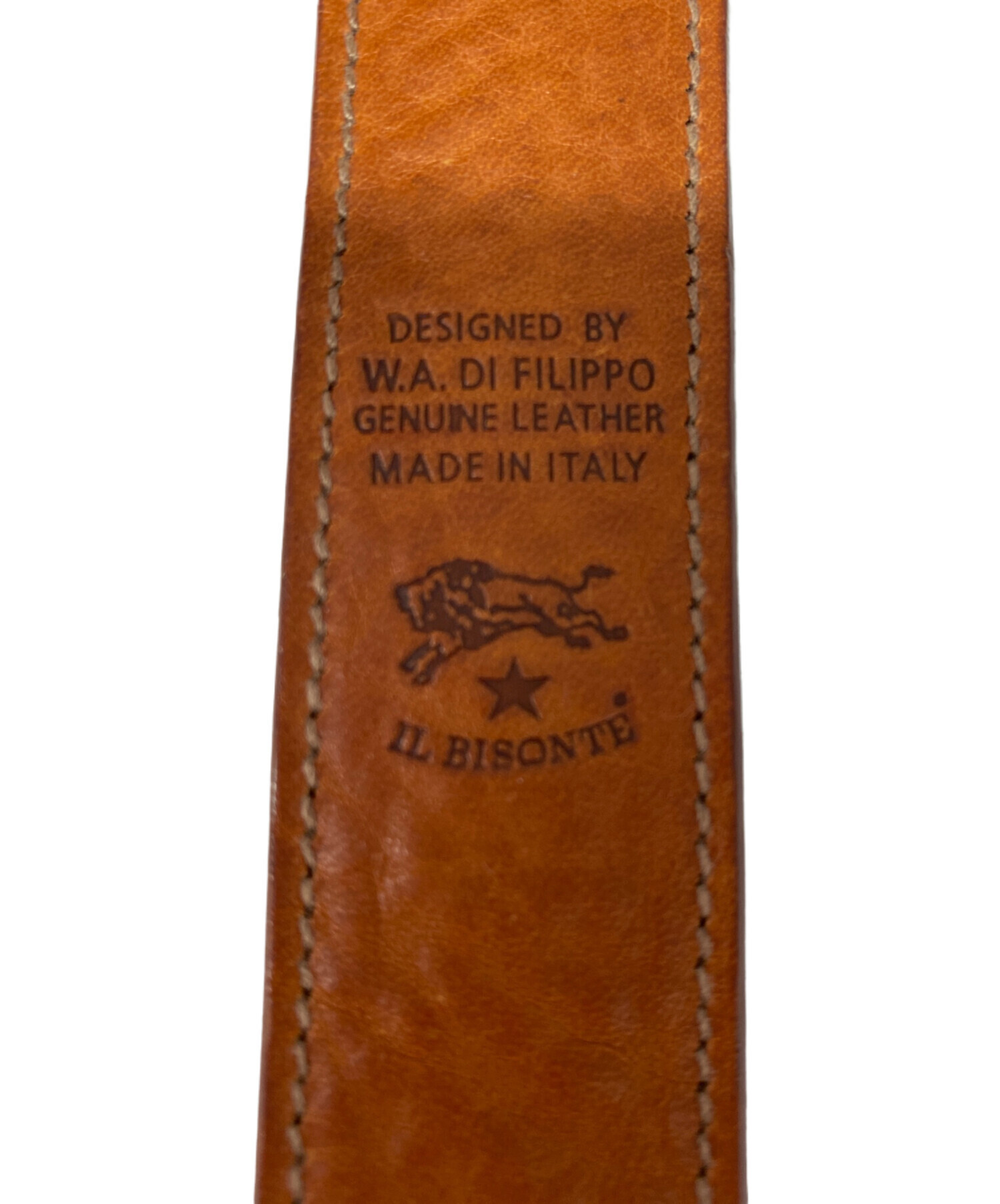 中古・古着通販】IL BISONTE (イル ビゾンテ) レザーベルト ブラウン