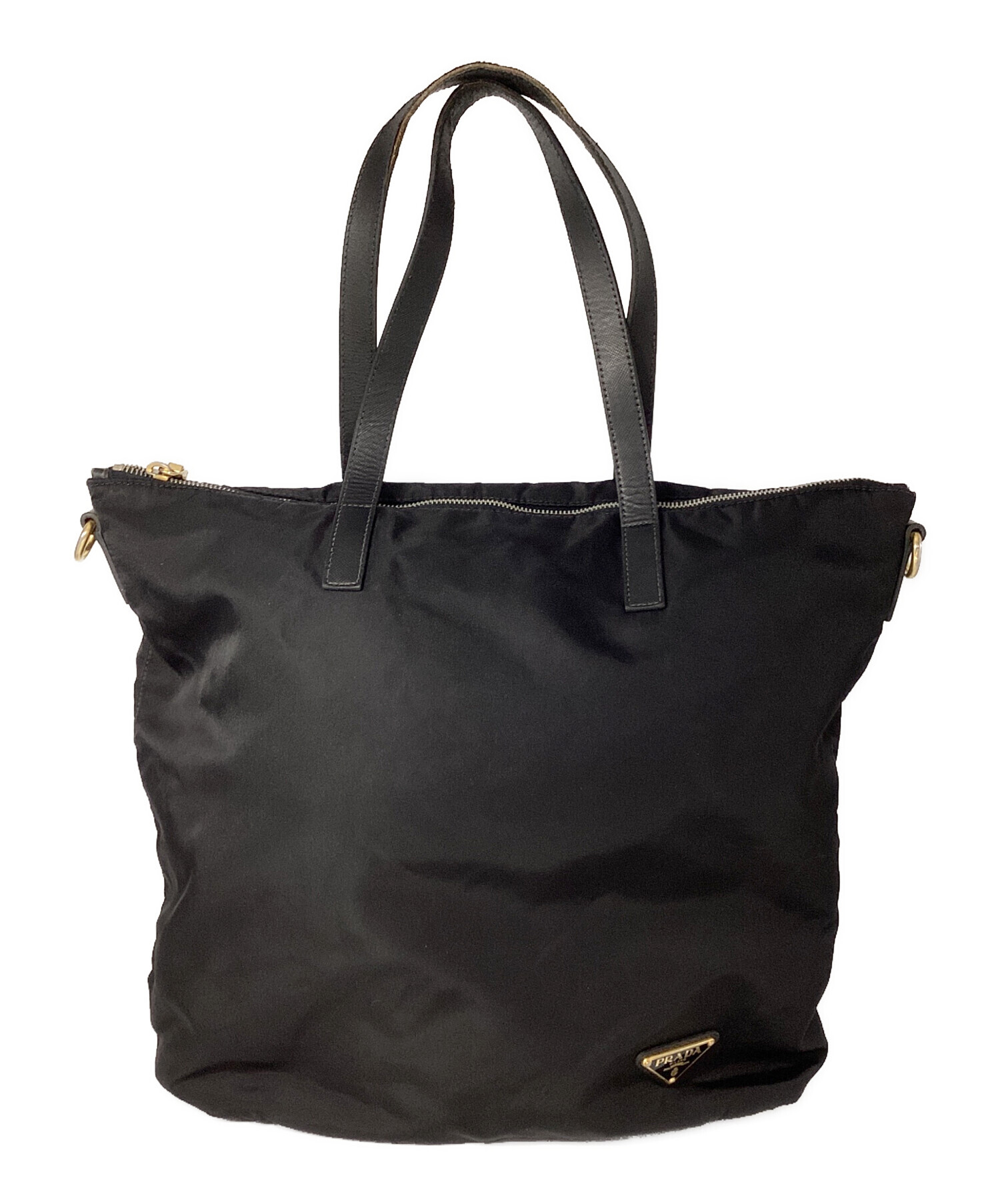 中古・古着通販】PRADA (プラダ) ナイロントートバッグ ブラック