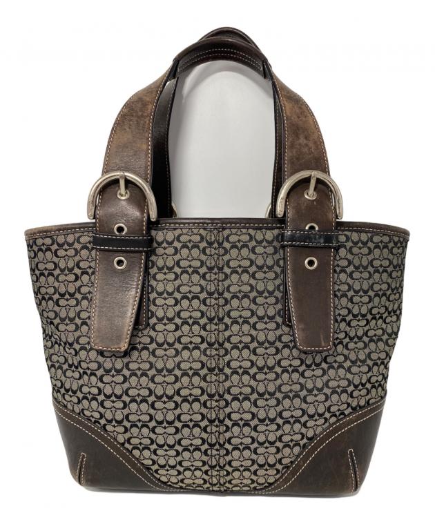 中古・古着通販】COACH (コーチ) トートバッグ ブラウン｜ブランド