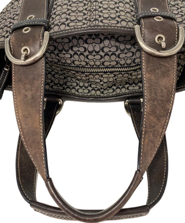 中古・古着通販】COACH (コーチ) トートバッグ ブラウン｜ブランド