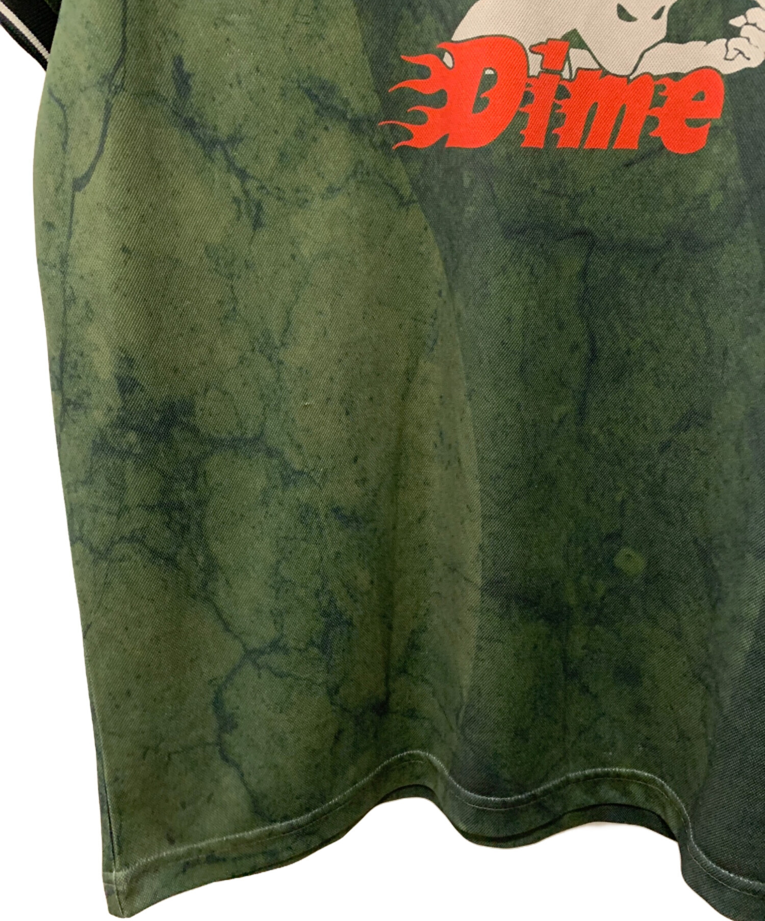 中古・古着通販】Dime (ダイム) サッカーシャツ グリーン サイズ:M
