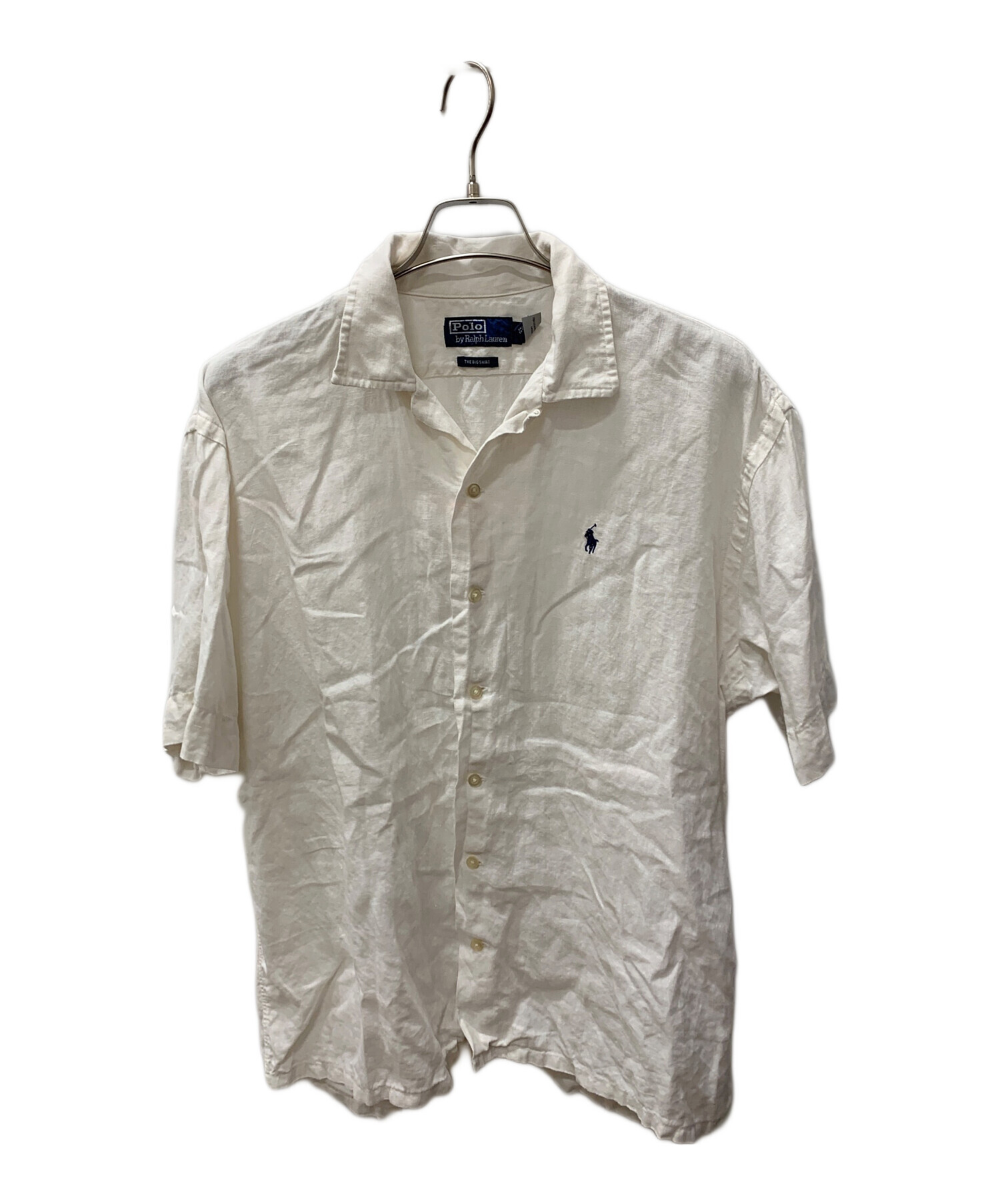 Ralph Lauren - 古着 ラルフローレン Ralph Lauren POLO by Ralph Lauren OCEAN SHIRT 半袖 コットンシャツ メンズM相当 /eaa553992 中古・古着通販】POLO RALPH LAUREN (ポロ・ラルフローレン) 半袖
