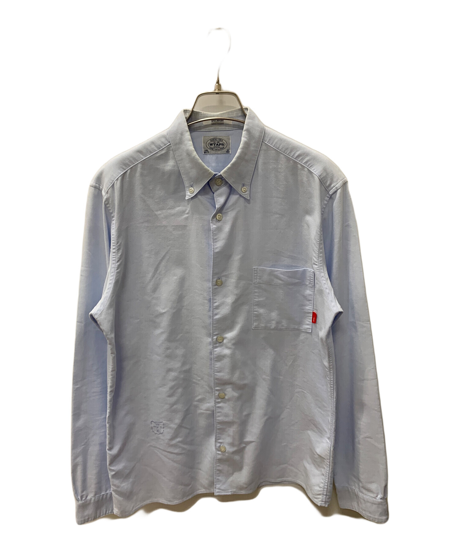 中古・古着通販】WTAPS (ダブルタップス) 長袖シャツ スカイブルー