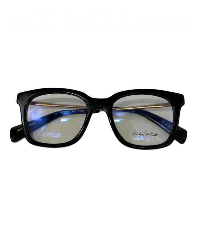 中古・古着通販】YOHJI YAMAMOTO (ヨウジヤマモト) 眼鏡 ブラック