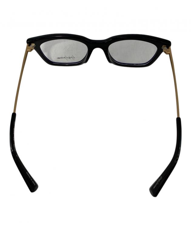 中古・古着通販】YOHJI YAMAMOTO (ヨウジヤマモト) 眼鏡 ブラック