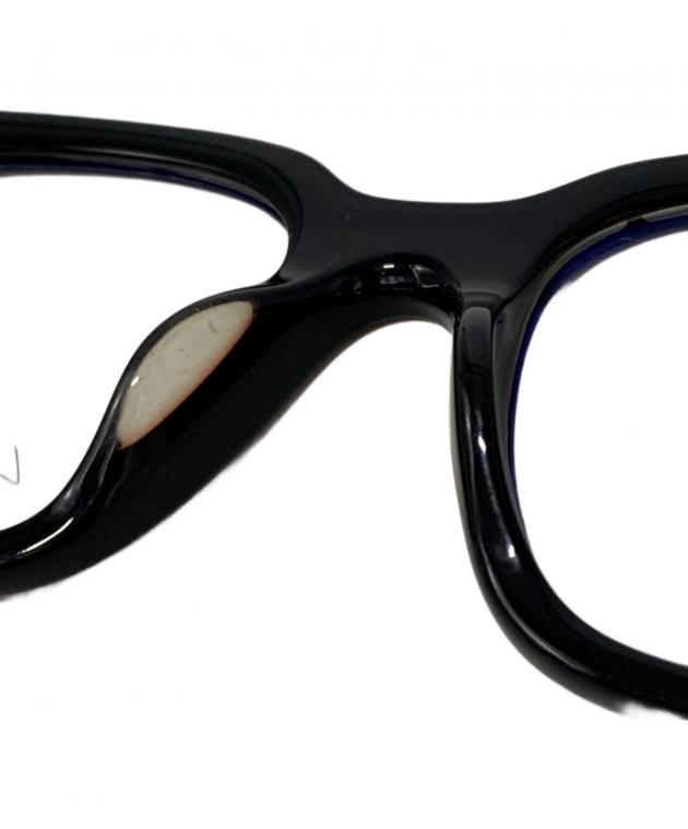 中古・古着通販】YOHJI YAMAMOTO (ヨウジヤマモト) 眼鏡 ブラック