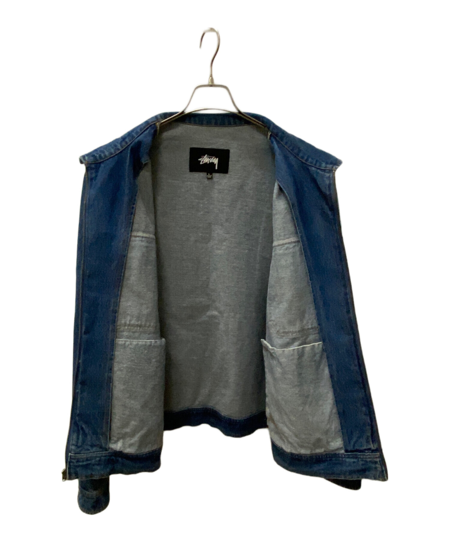 中古・古着通販】stussy (ステューシー) デニムジップジャケット