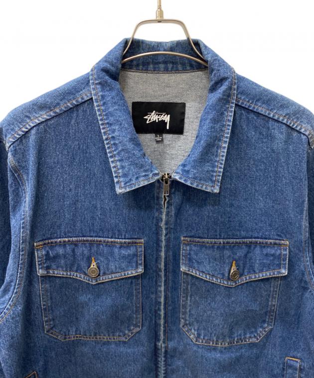 中古・古着通販】stussy (ステューシー) デニムジップジャケット