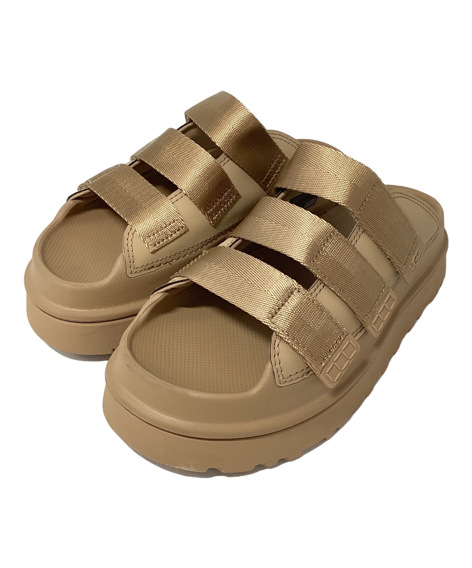 中古・古着通販】UGG (アグ) GoldenGlow Slide ベージュ サイズ:24cm
