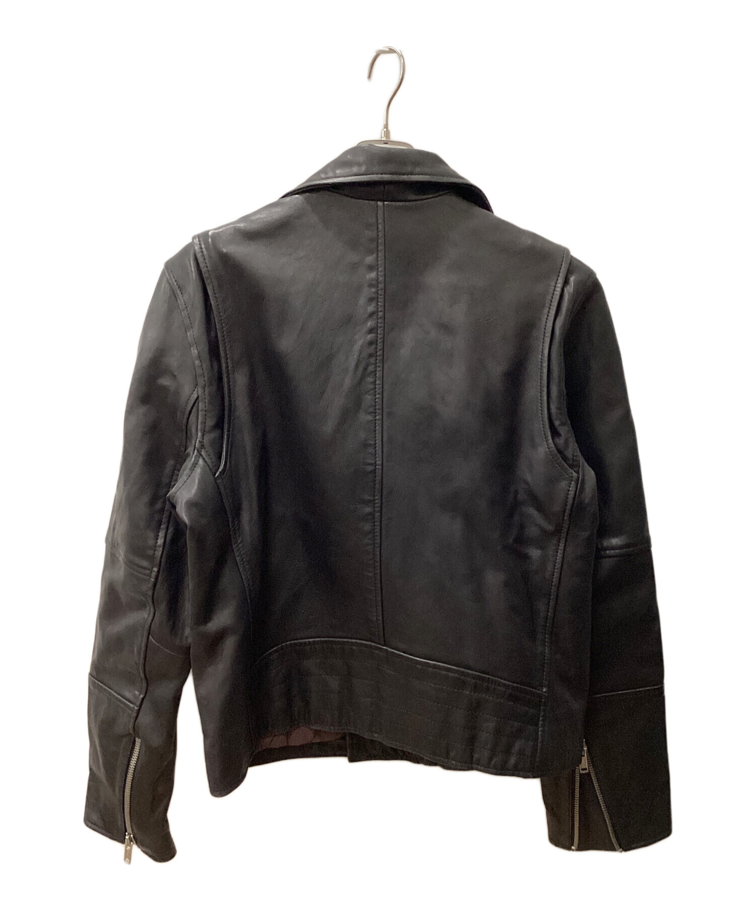 中古・古着通販】GAP (ギャップ) レザージャケット ブラック サイズ:M