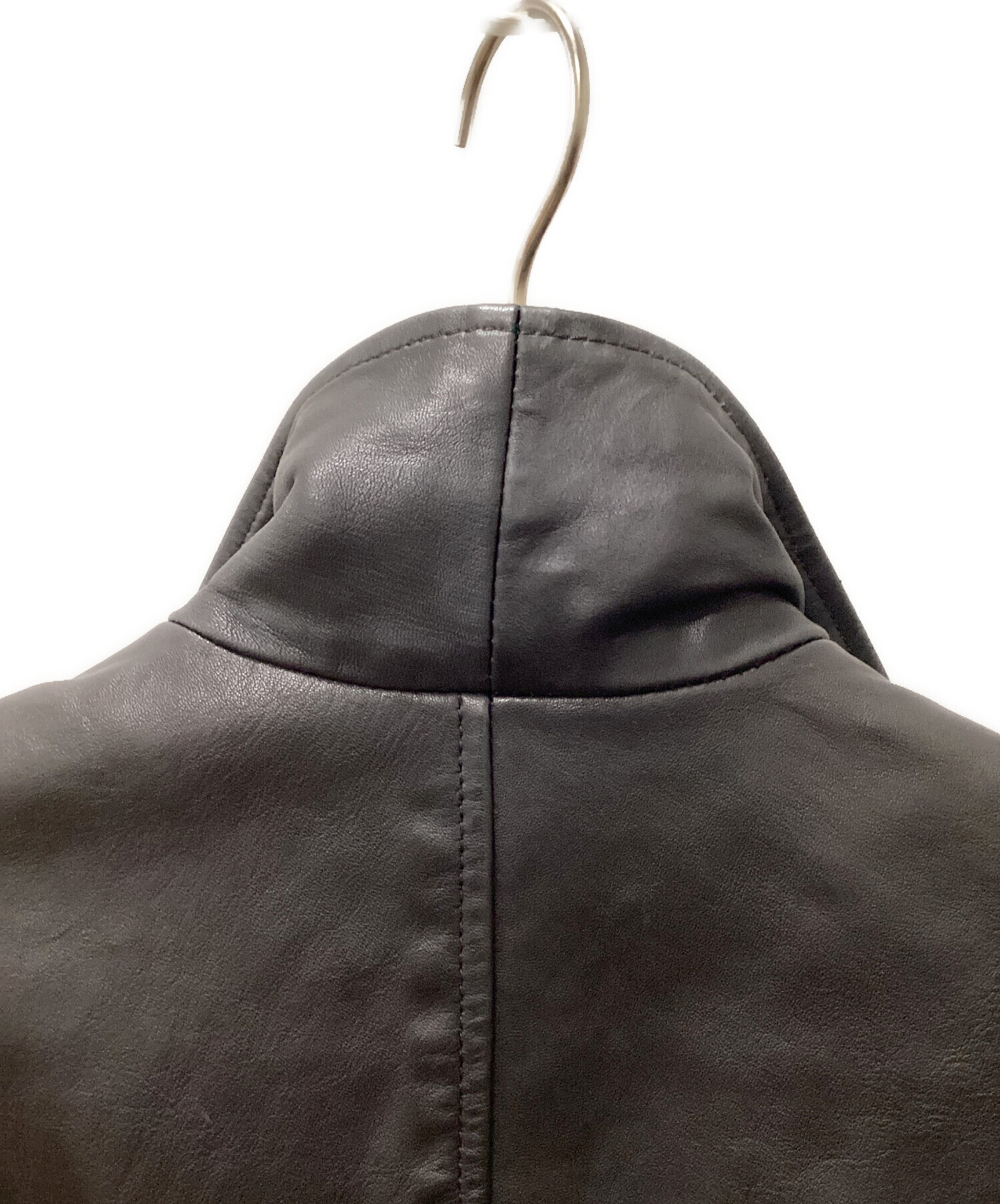 中古・古着通販】GAP (ギャップ) レザージャケット ブラック サイズ:M