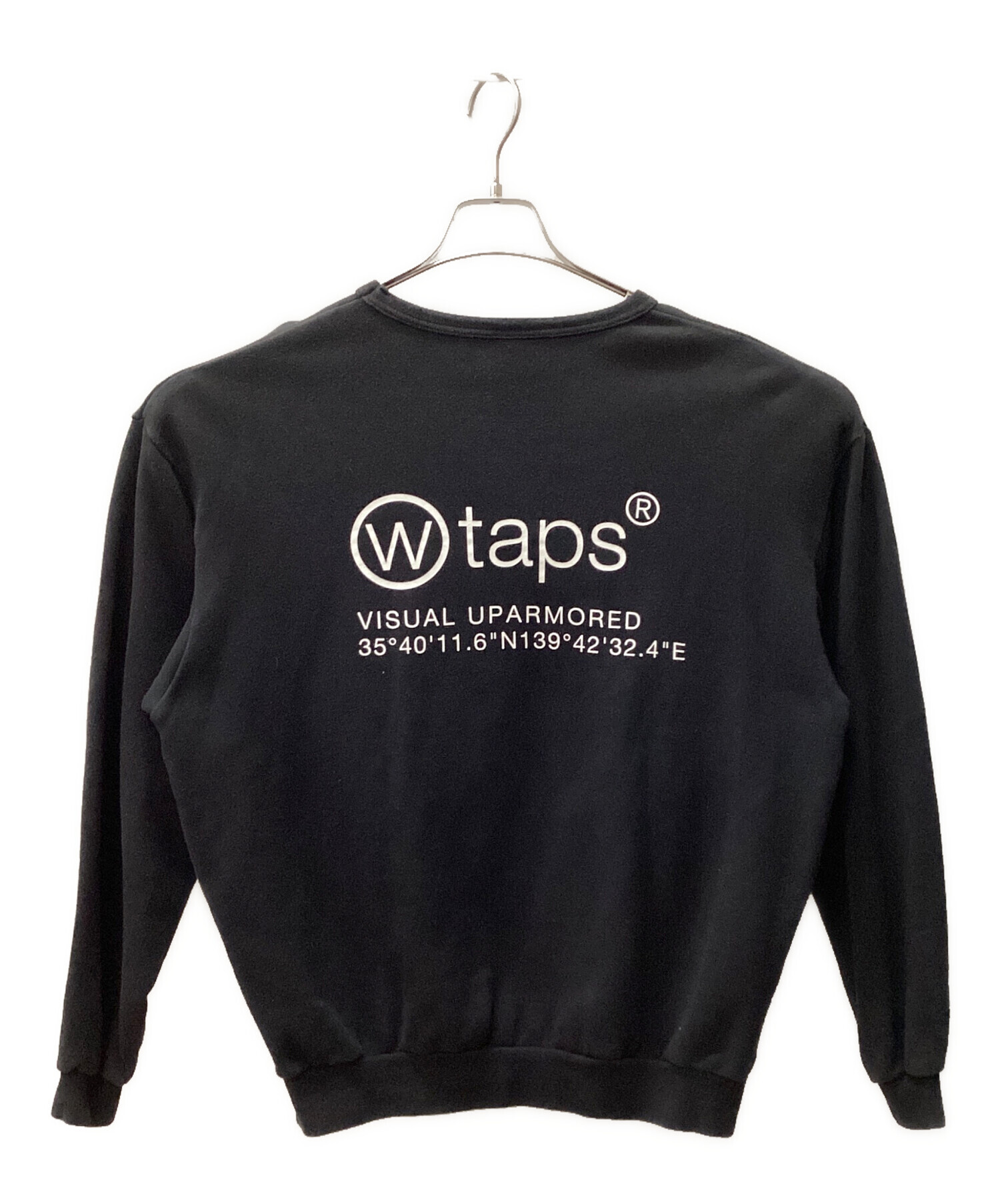 WTAPS トレーナー ダブルタップス 中古・古着通販】WTAPS (ダブルタップス) スウェット ブラック サイズ