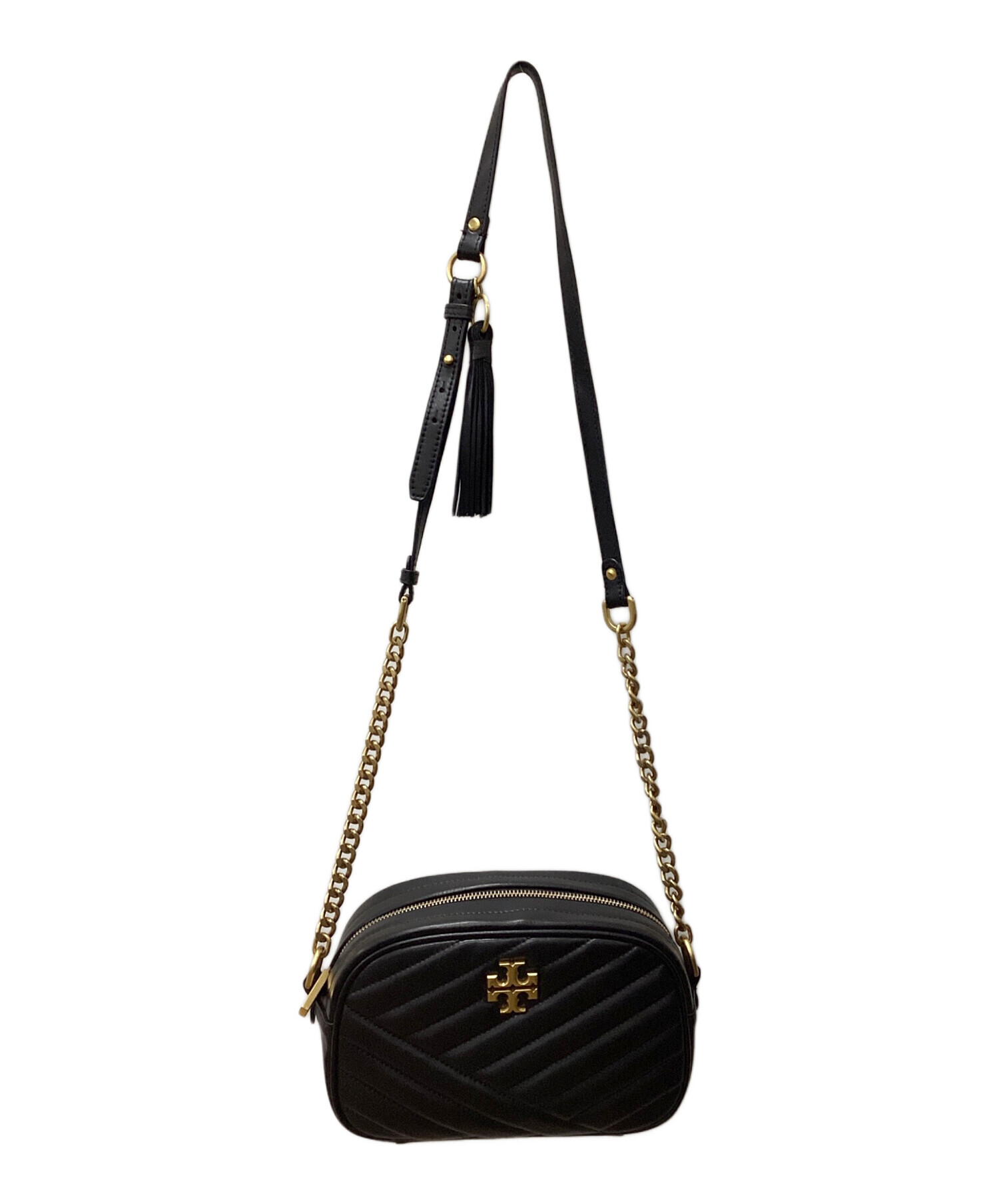 【未使用品】TORY BURCH ショルダーバッグ ブラック 中古・古着通販】TORY BURCH (トリーバーチ) チェーンショルダーバッグ