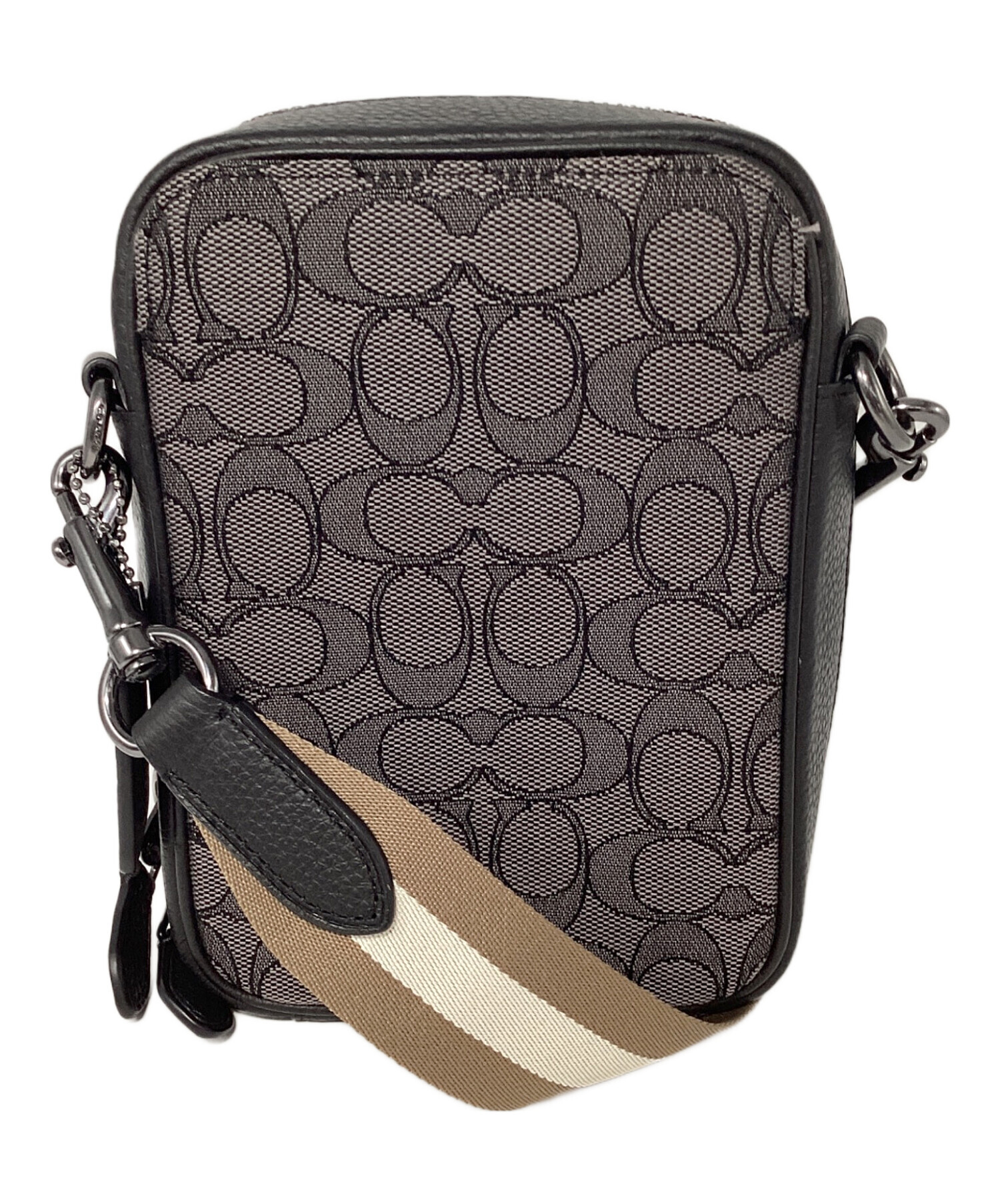 中古・古着通販】COACH (コーチ) シグネチャーショルダーバッグ 