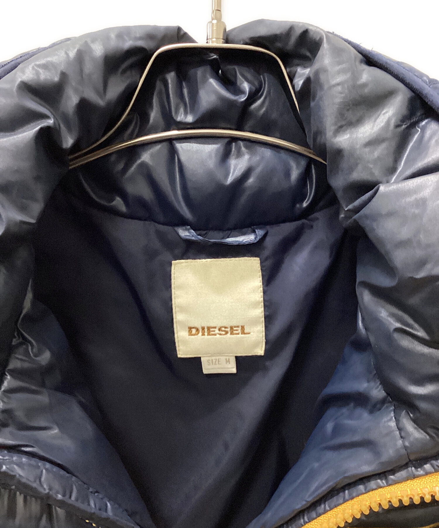 中古・古着通販】DIESEL (ディーゼル) ダウンジャケット ネイビー