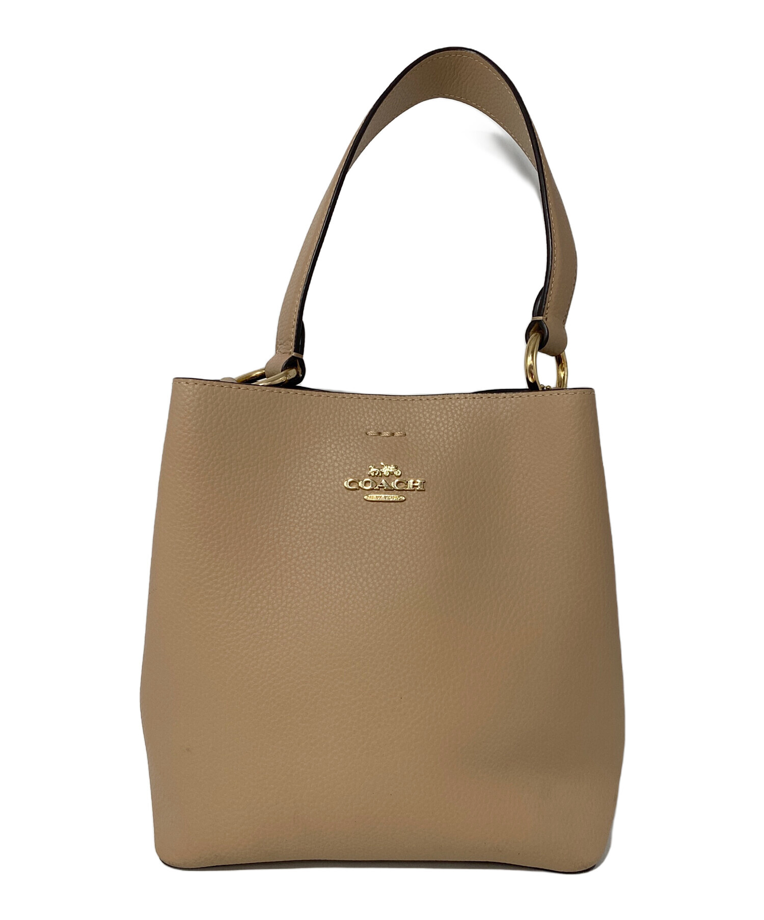 中古・古着通販】COACH (コーチ) ショルダーバッグ ベージュ｜ブランド 