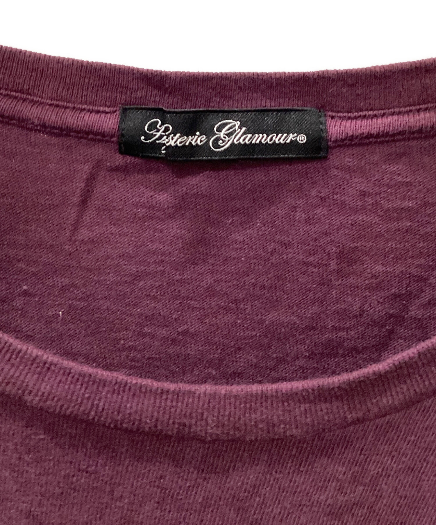 HYSTERIC GLAMOUR 長袖カットソー パープル 中古・古着通販】Hysteric Glamour (ヒステリックグラマー) 長袖