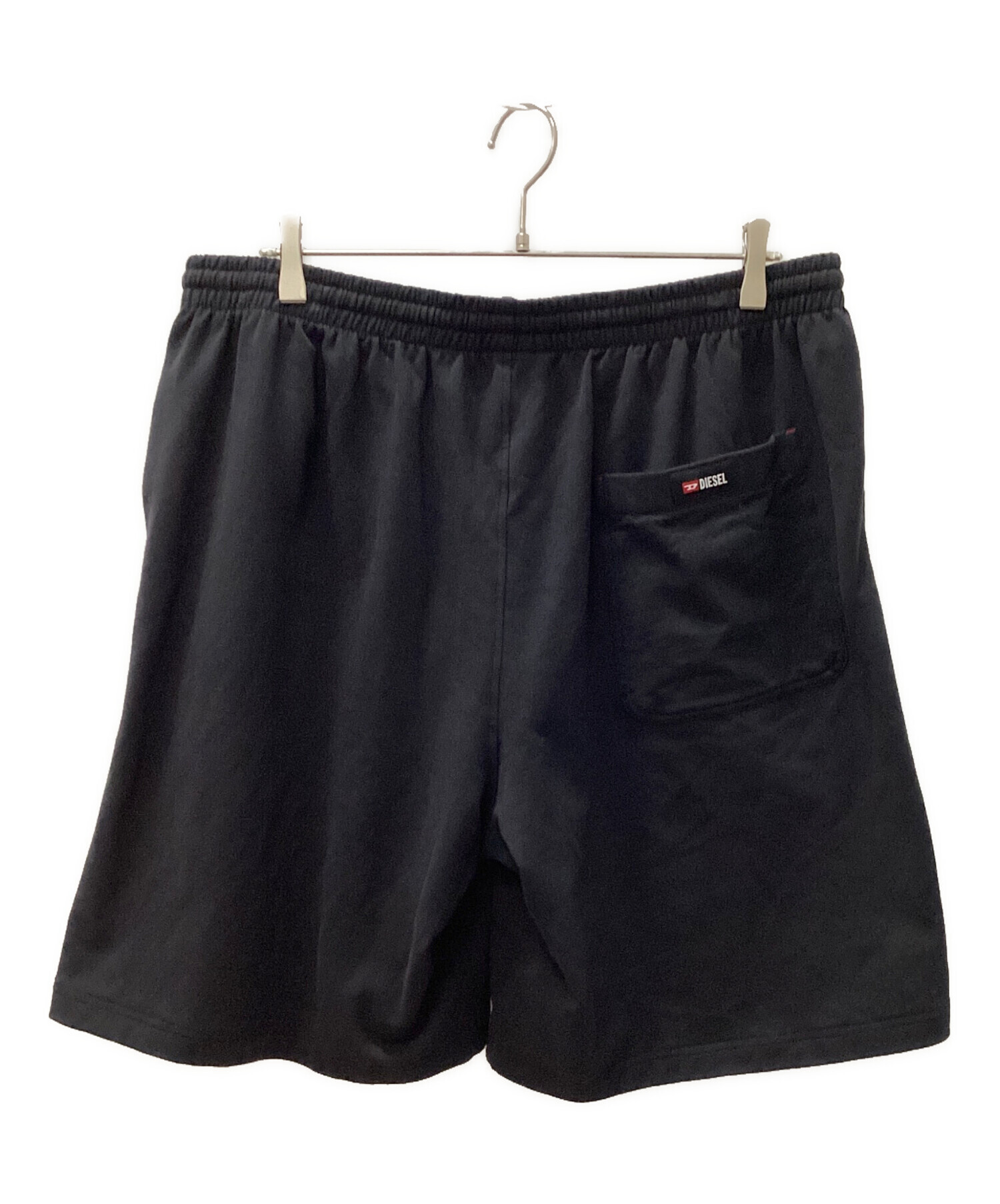 DIESEL ディーゼル スウェット ハーフ ショーツ パンツ ブラック 中古・古着通販】DIESEL (ディーゼル) スウェットハーフパンツ