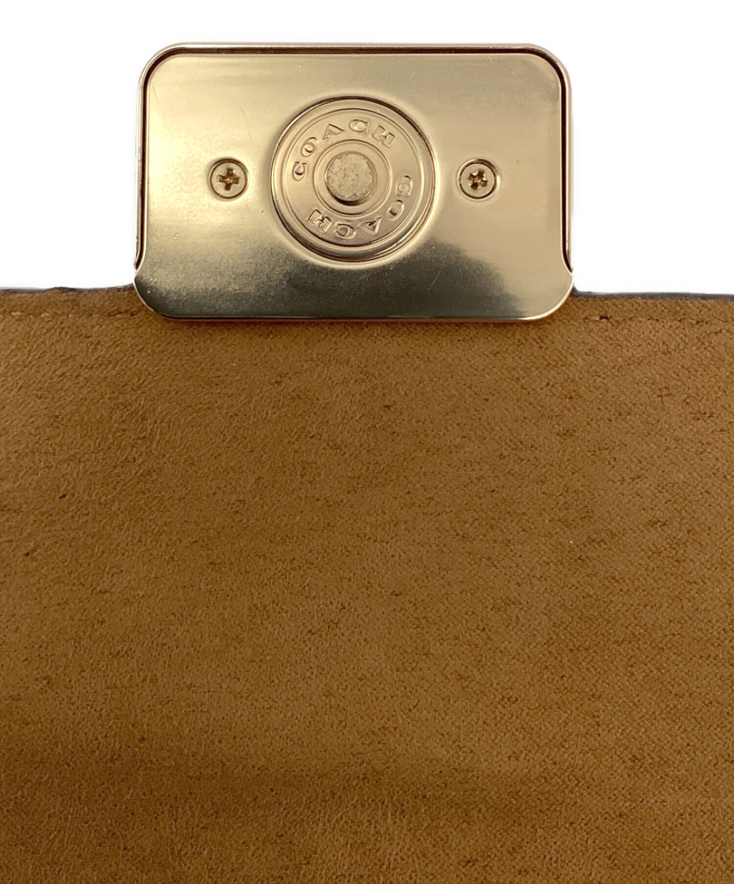 中古・古着通販】COACH (コーチ) チェーンショルダーバッグ オリーブ