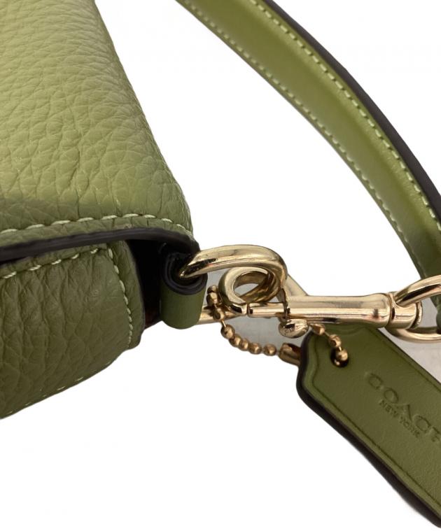 COACH ショルダーバッグ オリーブ チェーンストラップ 中古・古着通販】COACH (コーチ) チェーンショルダーバッグ オリーブ