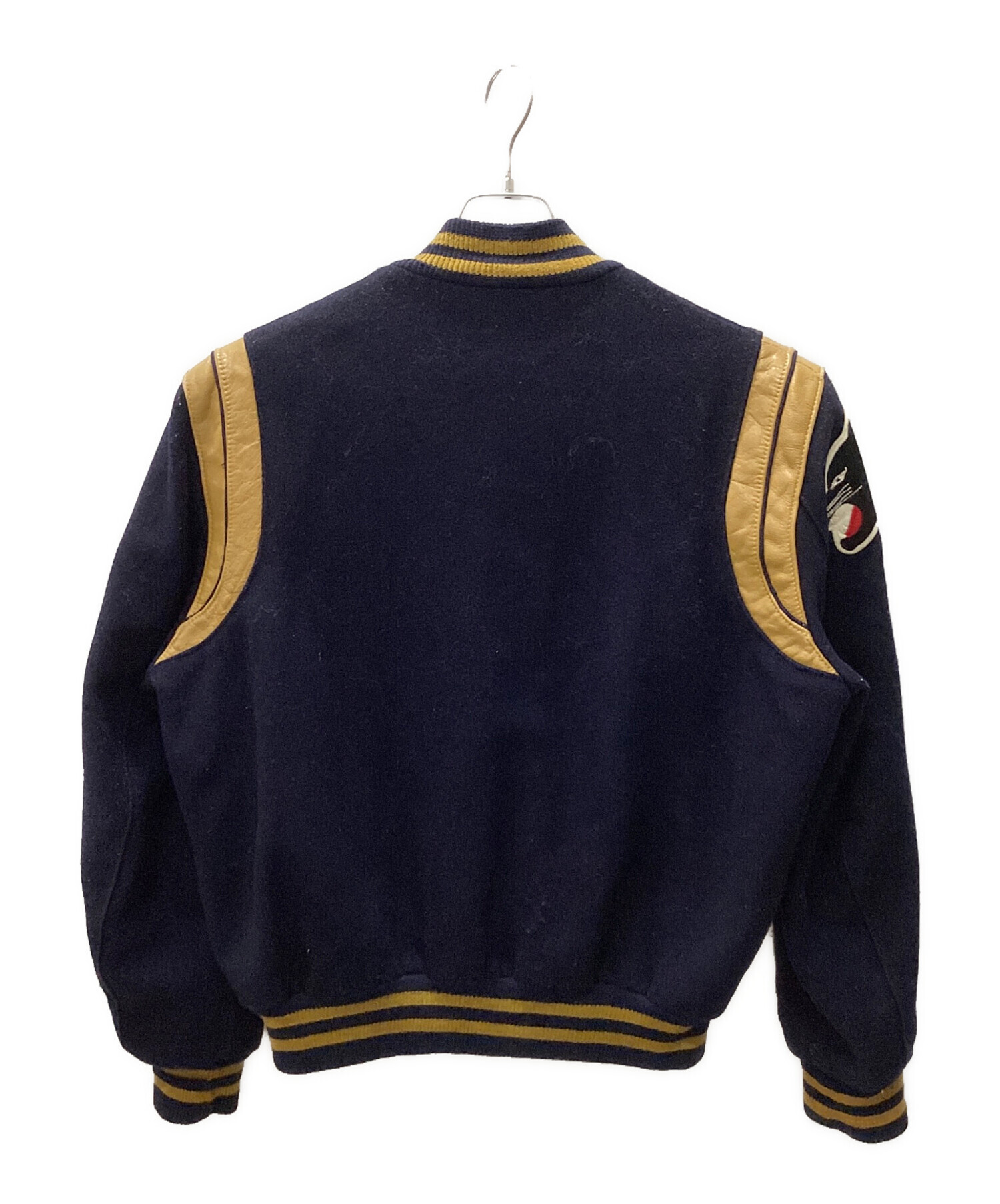 中古・古着通販】DeLONG (デロング) スタジャン ネイビー サイズ:40