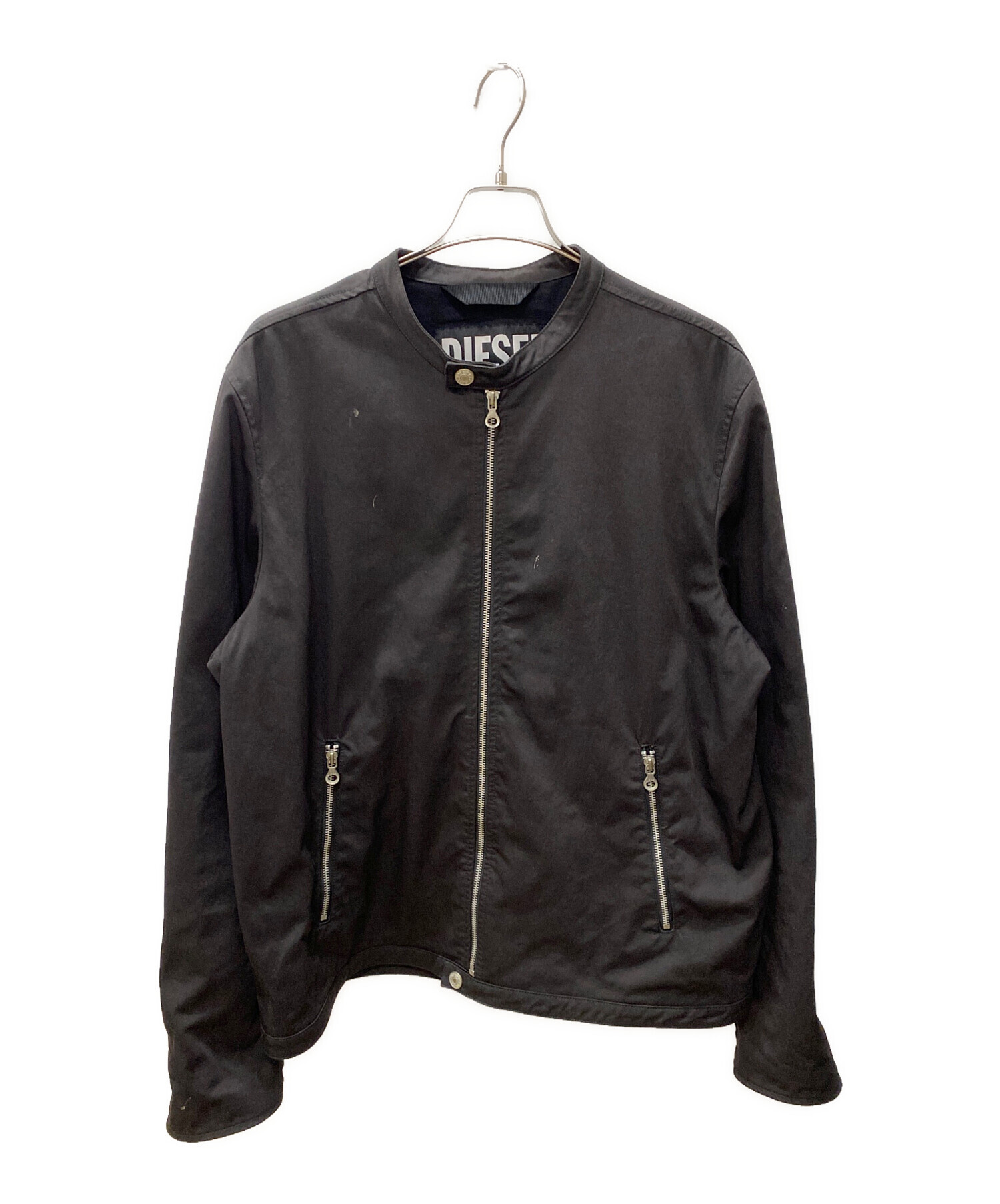 中古・古着通販】DIESEL (ディーゼル) ジャケット ブラック サイズ:XL