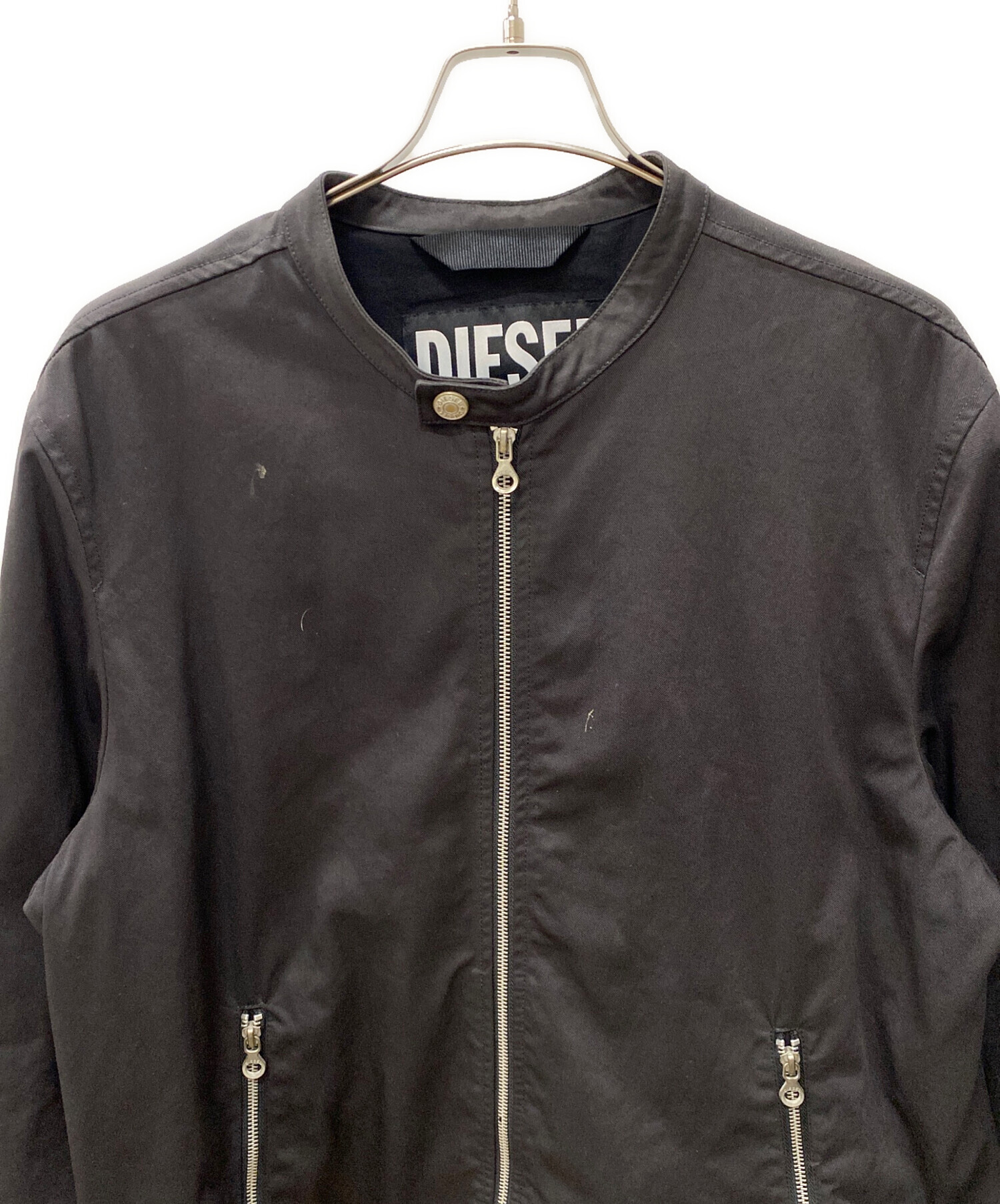 中古・古着通販】DIESEL (ディーゼル) ジャケット ブラック サイズ:XL