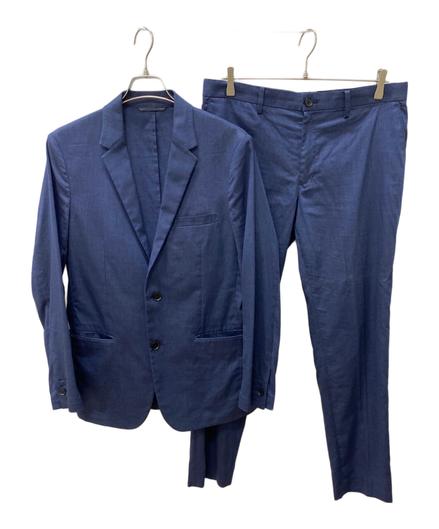 中古・古着通販】PLST (プラステ) 2Bスーツ ブルー サイズ:L｜ブランド