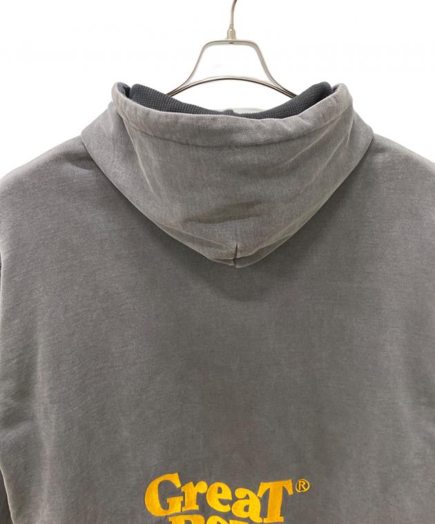 greatLAnd originalジップアップパーカー フーディー 中古・古着通販】Great Land (グレートランド) ジップパーカー グレー