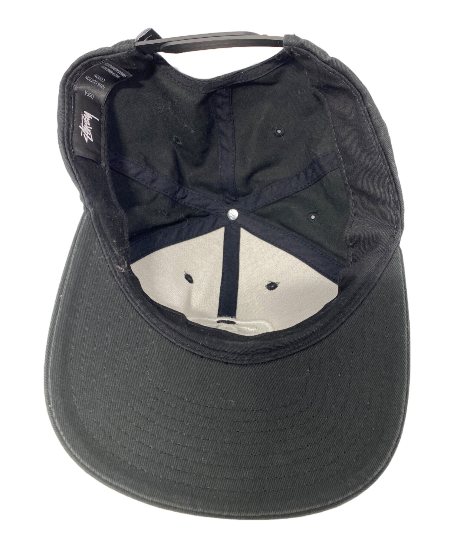 中古・古着通販】stussy (ステューシー) キャップ ブラック｜ブランド