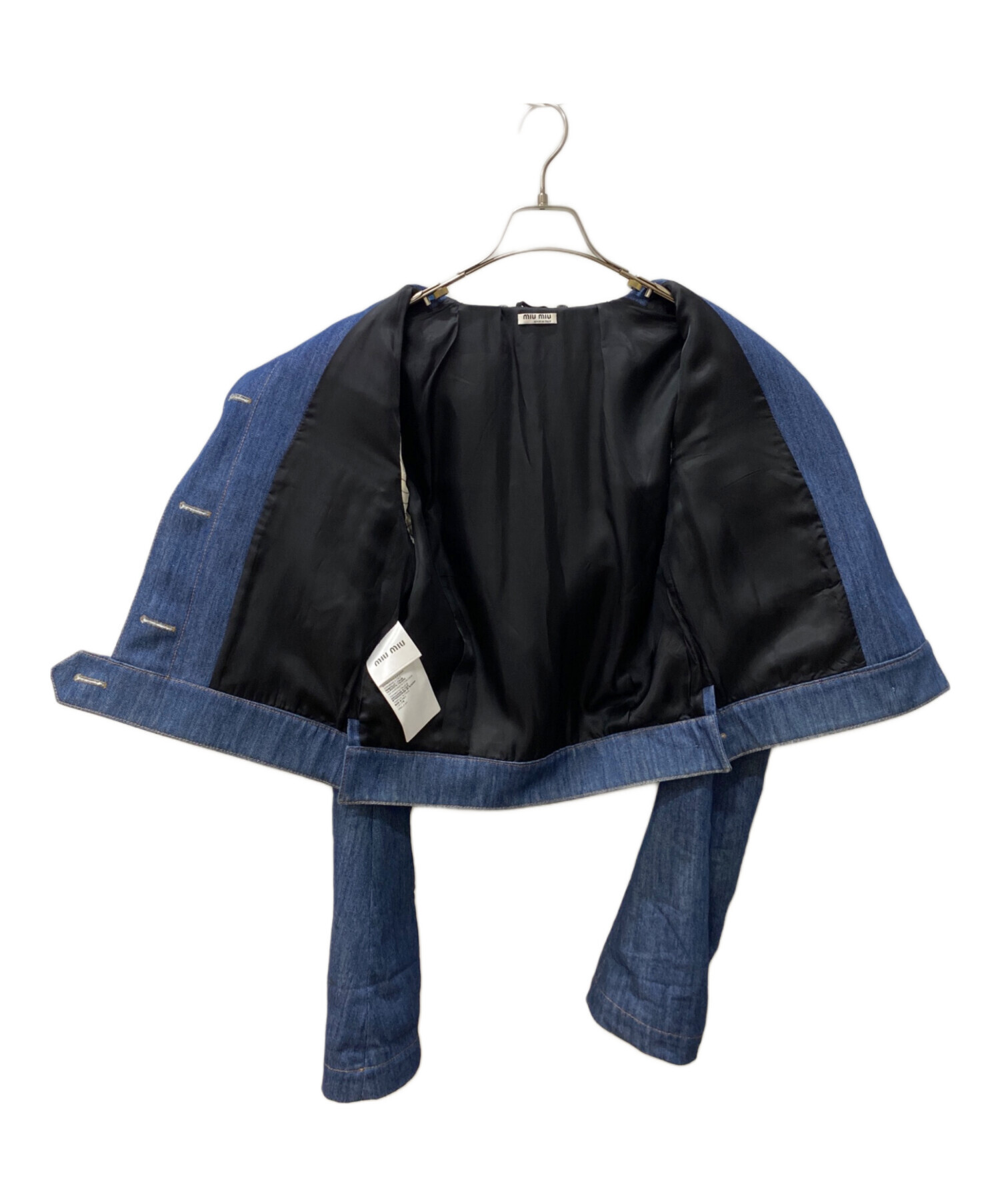 中古・古着通販】MIU MIU (ミュウミュウ) デニムジャケット インディゴ