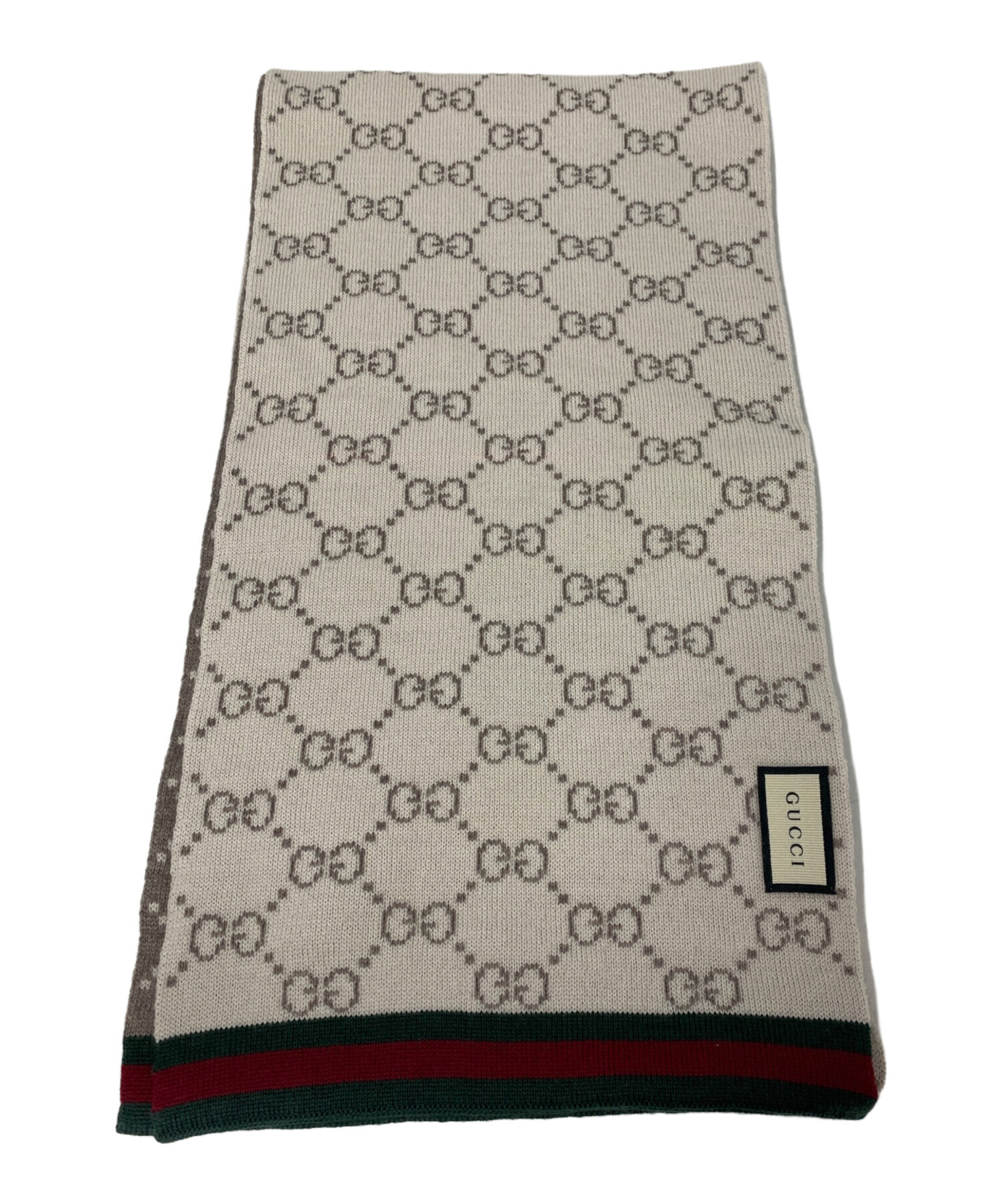 中古・古着通販】GUCCI (グッチ) GGパターンウィンタースカーフ