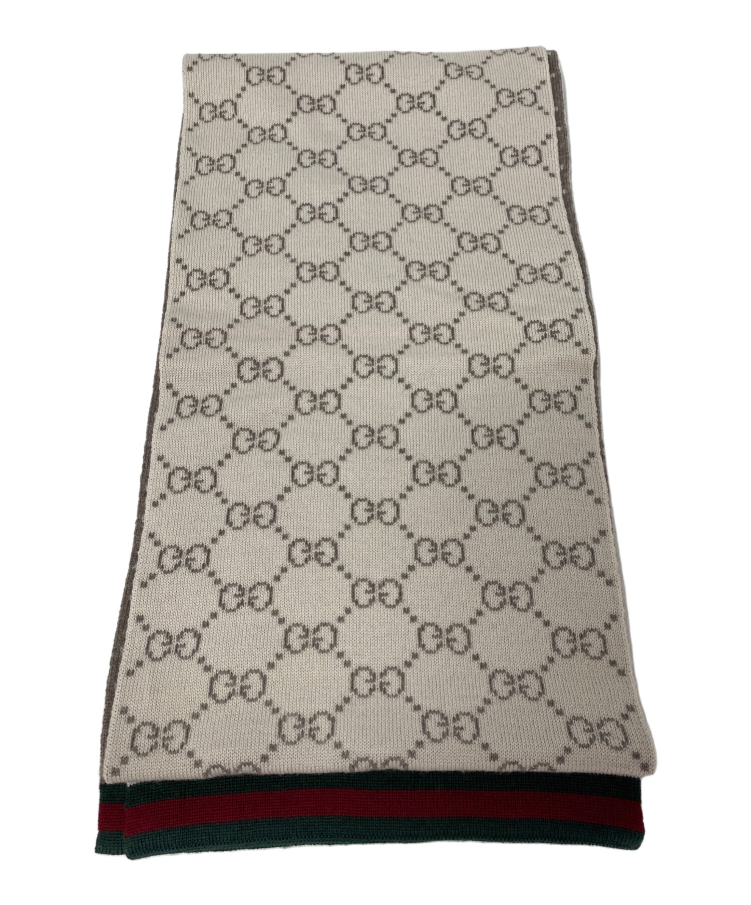 美品　GGパターンウィンタースカーフ　Gucci グッチ 中古・古着通販】GUCCI (グッチ) GGパターンウィンタースカーフ