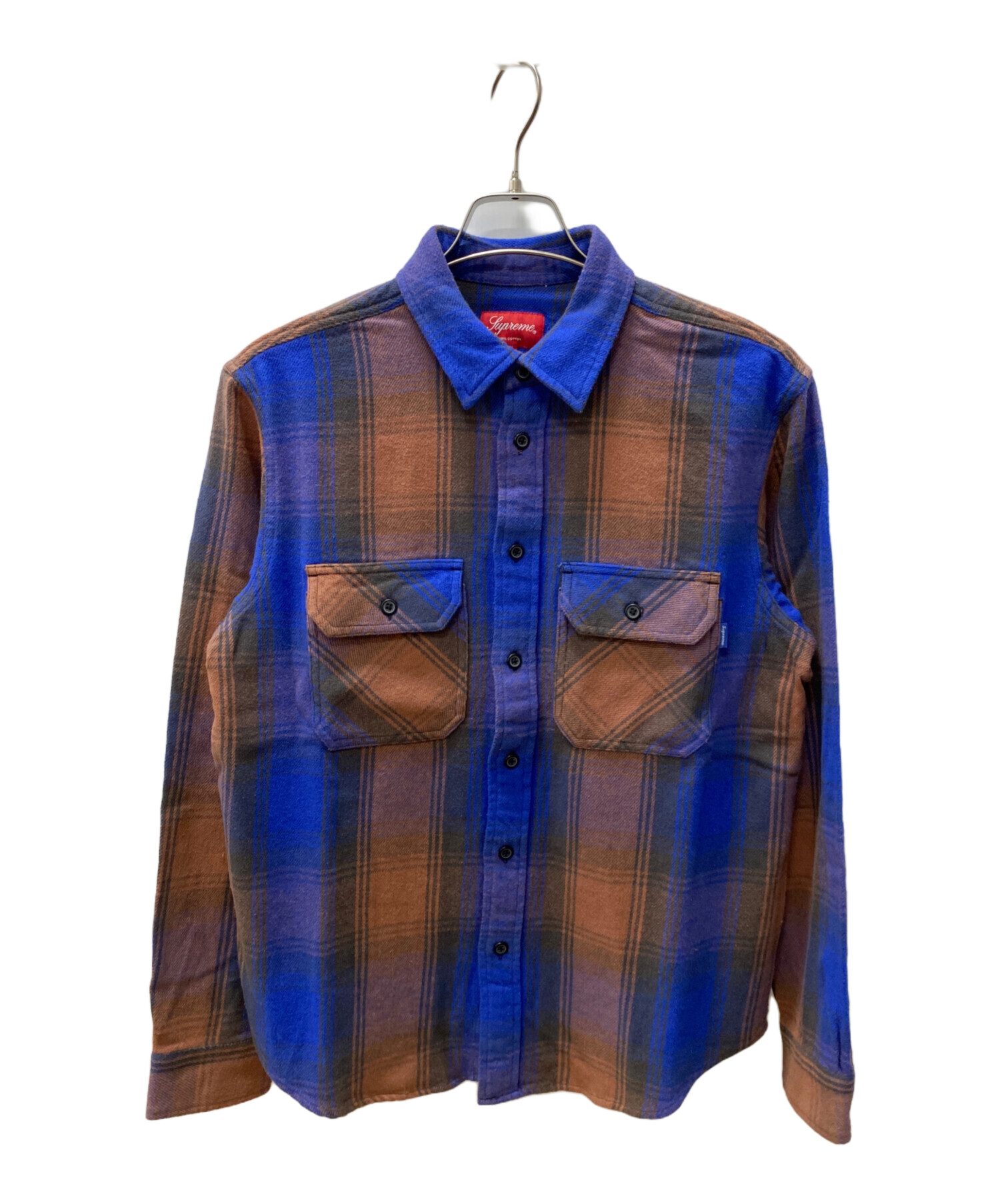 中古・古着通販】Supreme (シュプリーム) 長袖シャツ ネイビー
